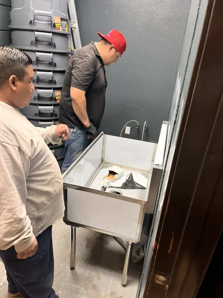 Commercial plumbing and sink installation in South Lake Tahoe